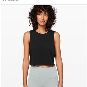 Lulu lemon muscle love crop tank
